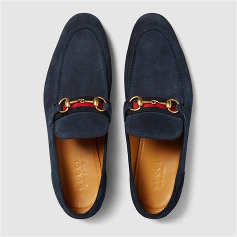 red suede gucci loafers|Gucci loafers men blue.